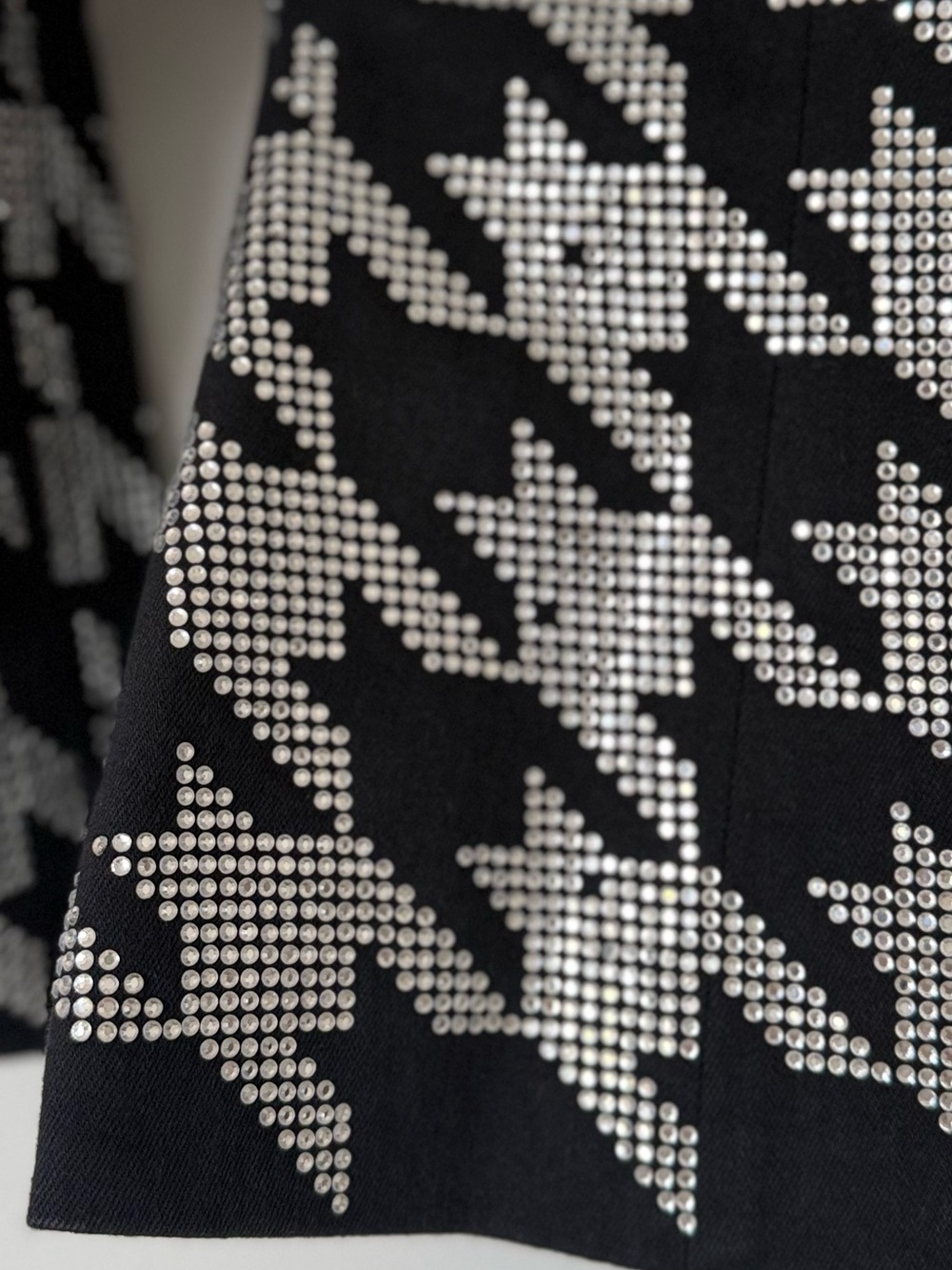 Balmain Crystal-Embellished Houndstooth Jacket 38 $1,995 - Picture 8 of 8